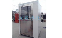 外鋼板烤漆內(nèi)不銹鋼單人單吹風(fēng)淋室